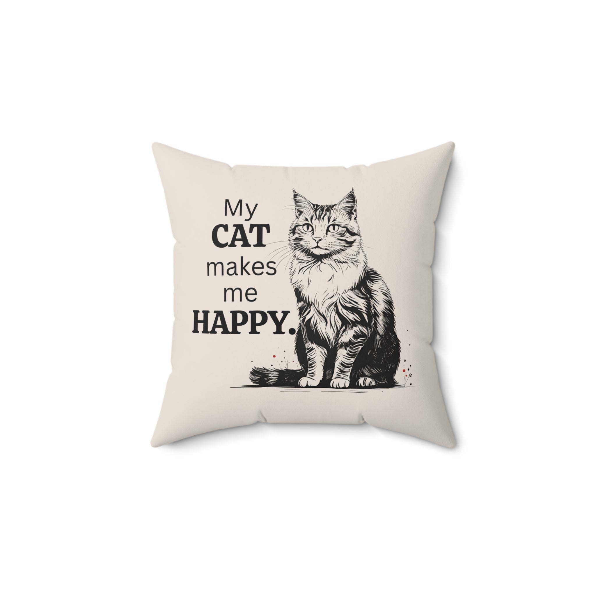Cat Lover Decorative Pillow - Stylish Home Decor for Cat Owners