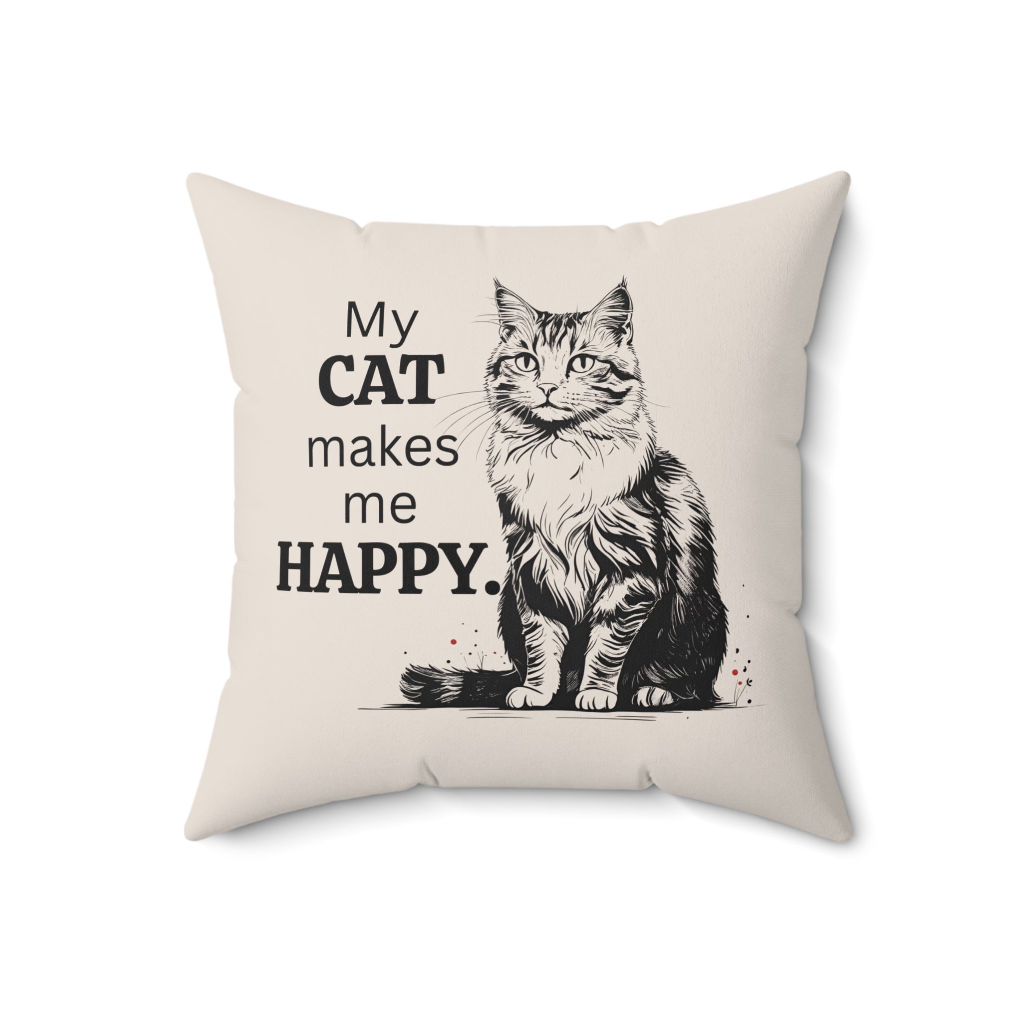 Cat Lover Decorative Pillow - Stylish Home Decor for Cat Owners