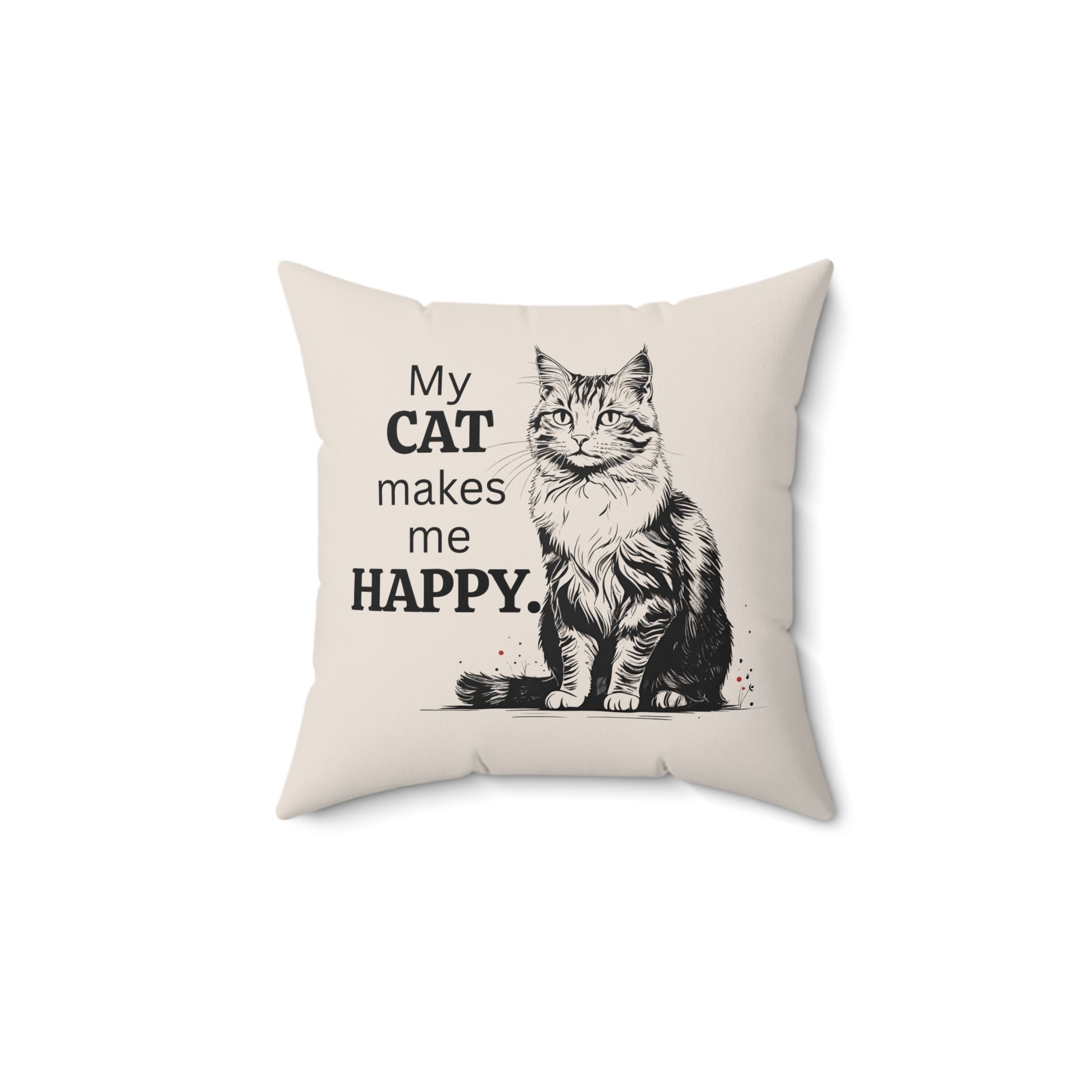 Cat Lover Decorative Pillow - Stylish Home Decor for Cat Owners